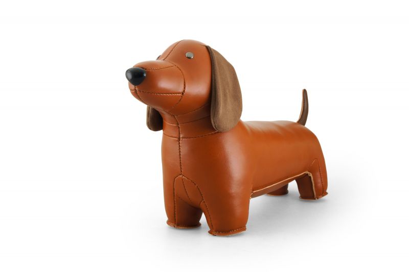 Bookend Classic Dachshund Tan/Brown Züny